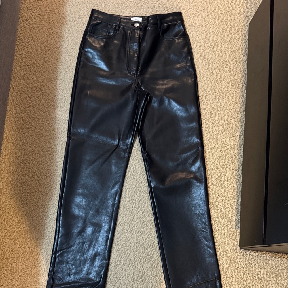 Wilfred faux leather pants